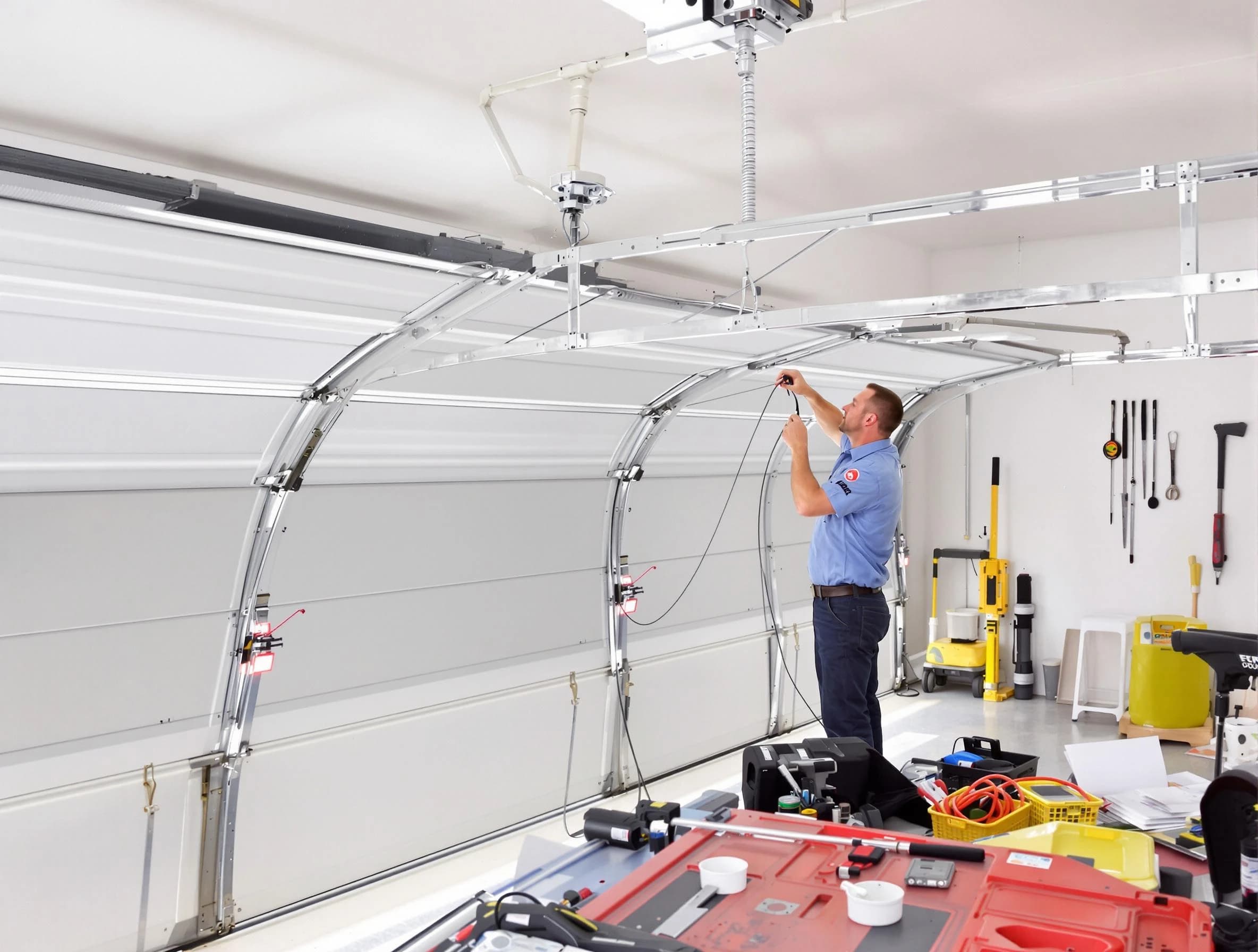 Garage door cable repair service by Homewood Garage Door Repair in Homewood