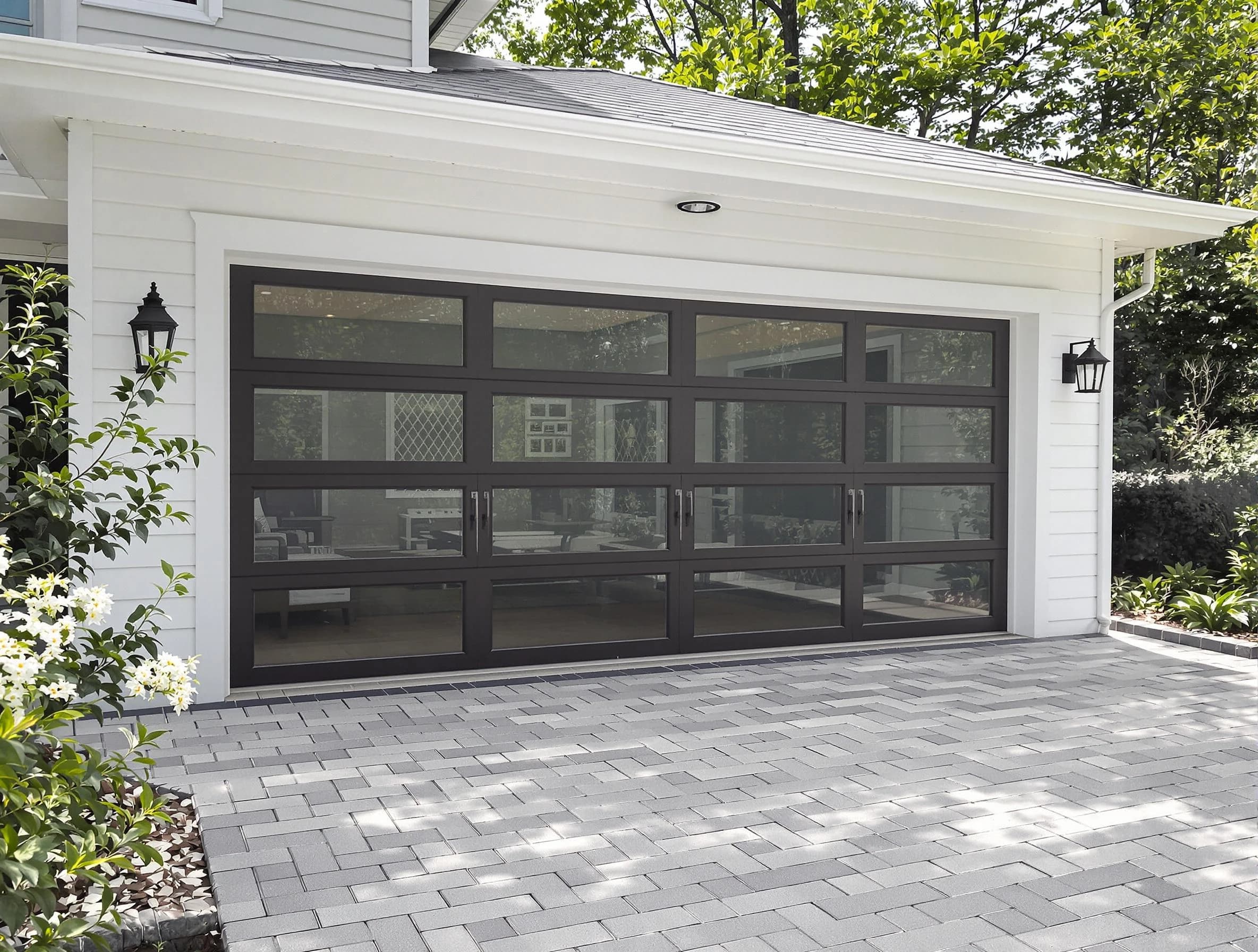 Homewood Garage Door Repair design specialist presenting custom garage door options to Homewood homeowner