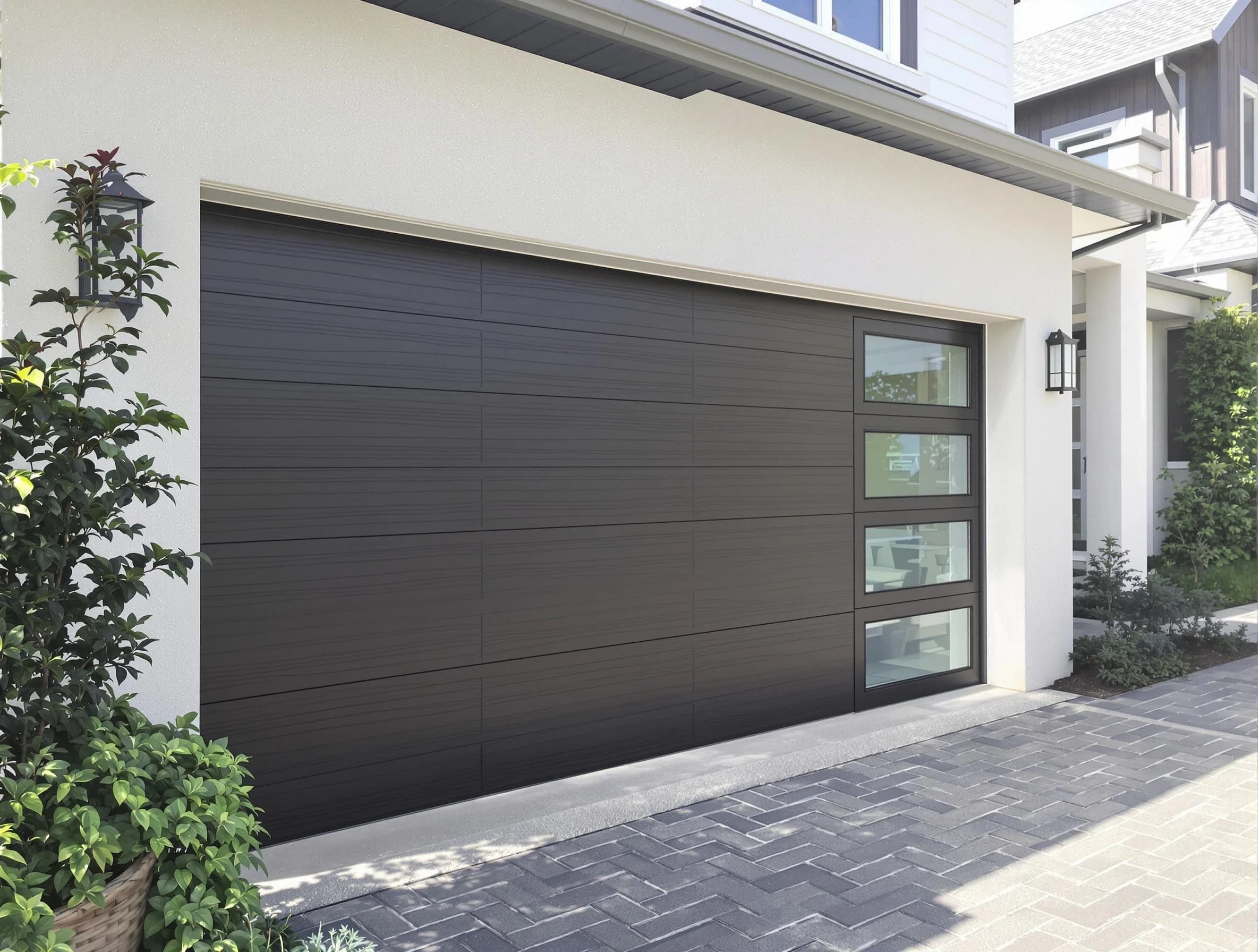 Custom garage door installation by Homewood Garage Door Repair in Homewood