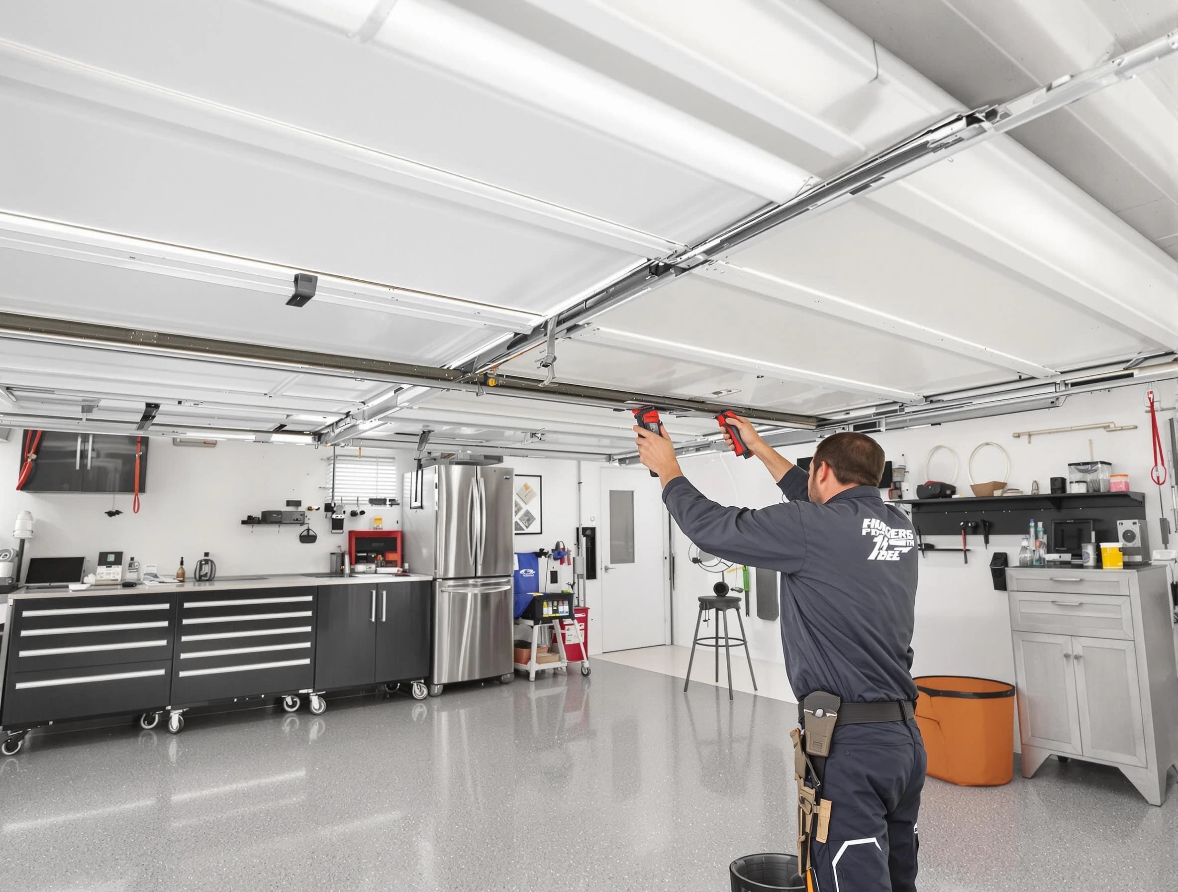 Overhead garage door repair service by Homewood Garage Door Repair in Homewood