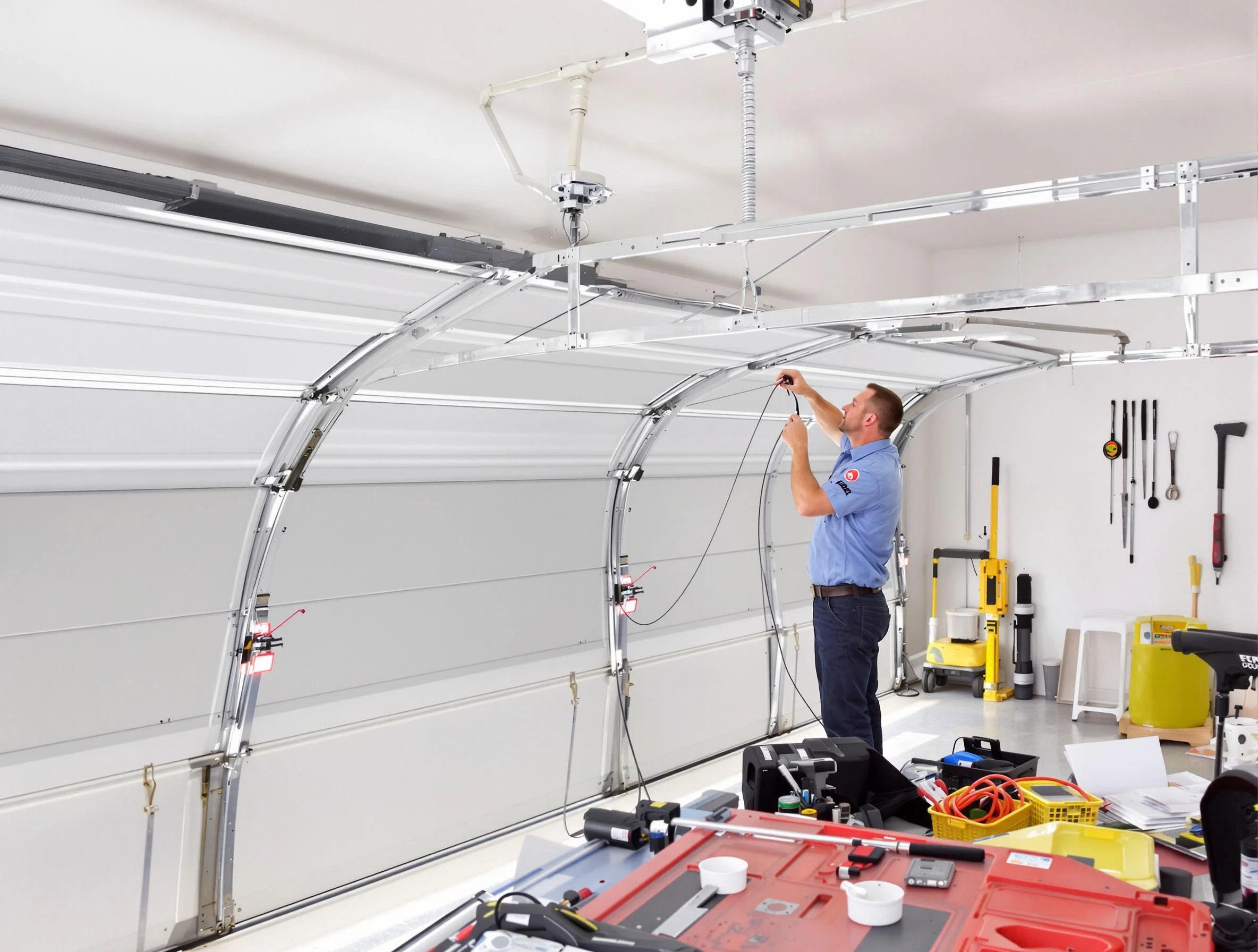 Garage door cable repair service by Homewood Garage Door Repair in Homewood