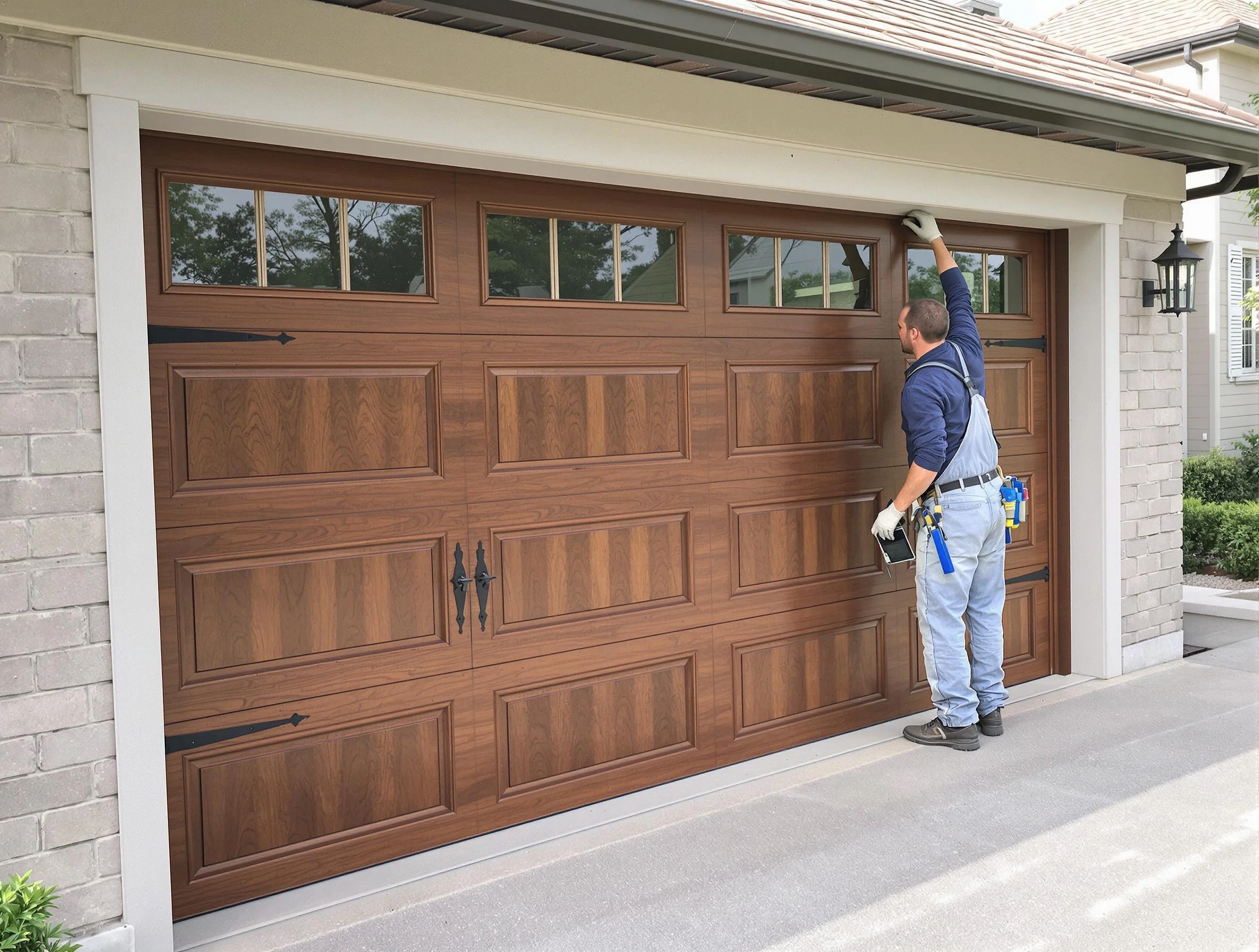 Custom garage door showcase by Homewood Garage Door Repair in Homewood