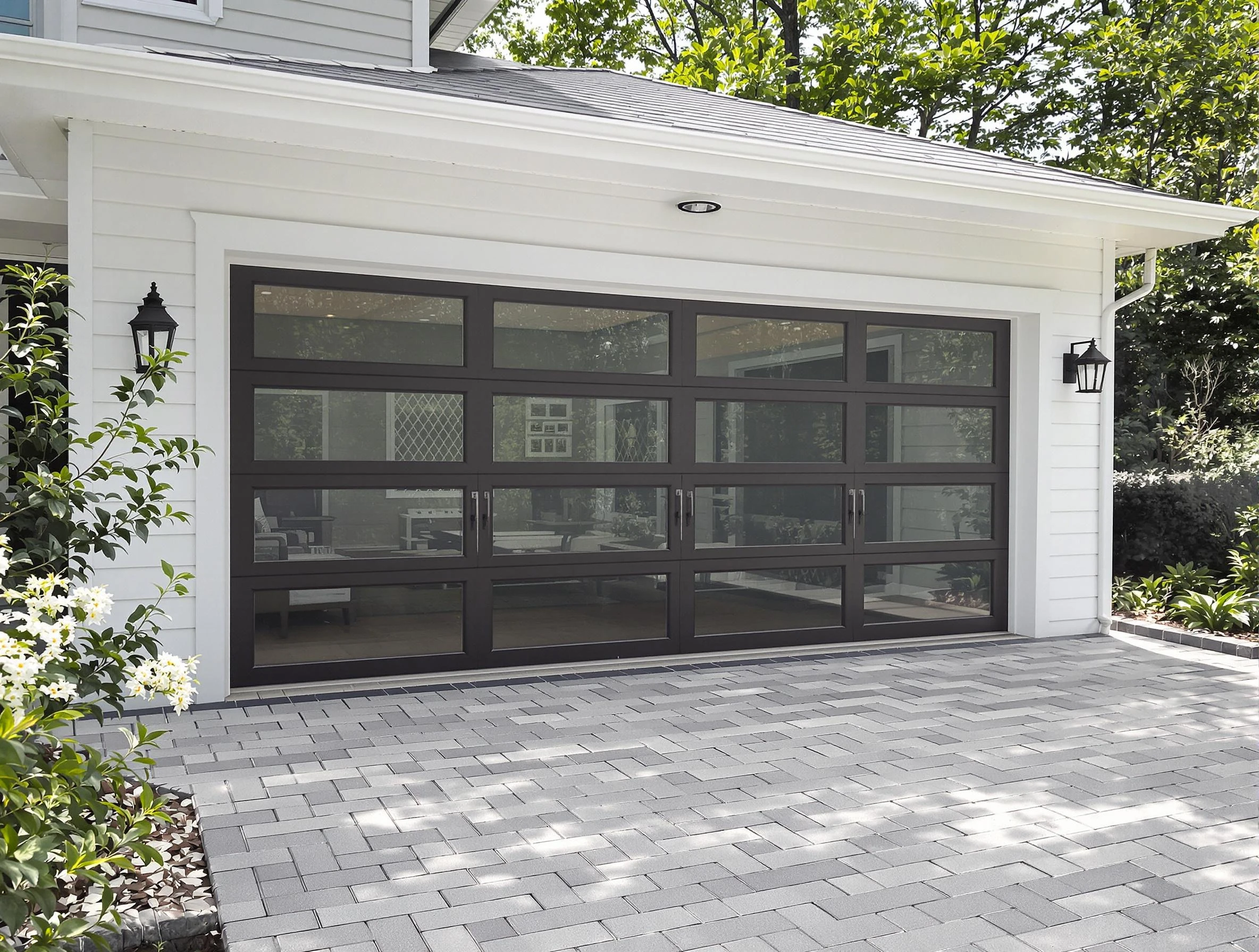 Homewood Garage Door Repair design specialist presenting custom garage door options to Homewood homeowner