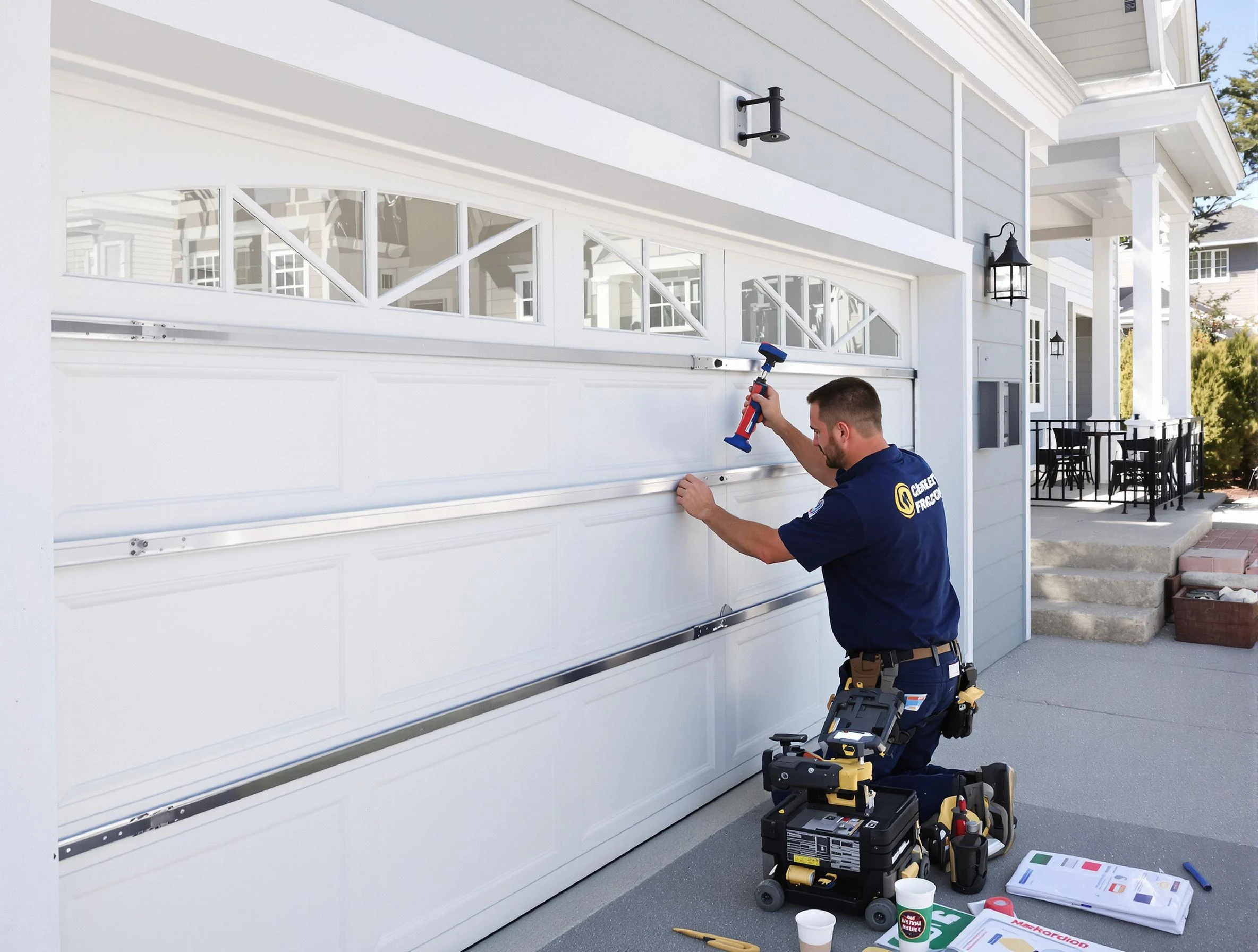 Professional garage door installation by Homewood Garage Door Repair in Homewood