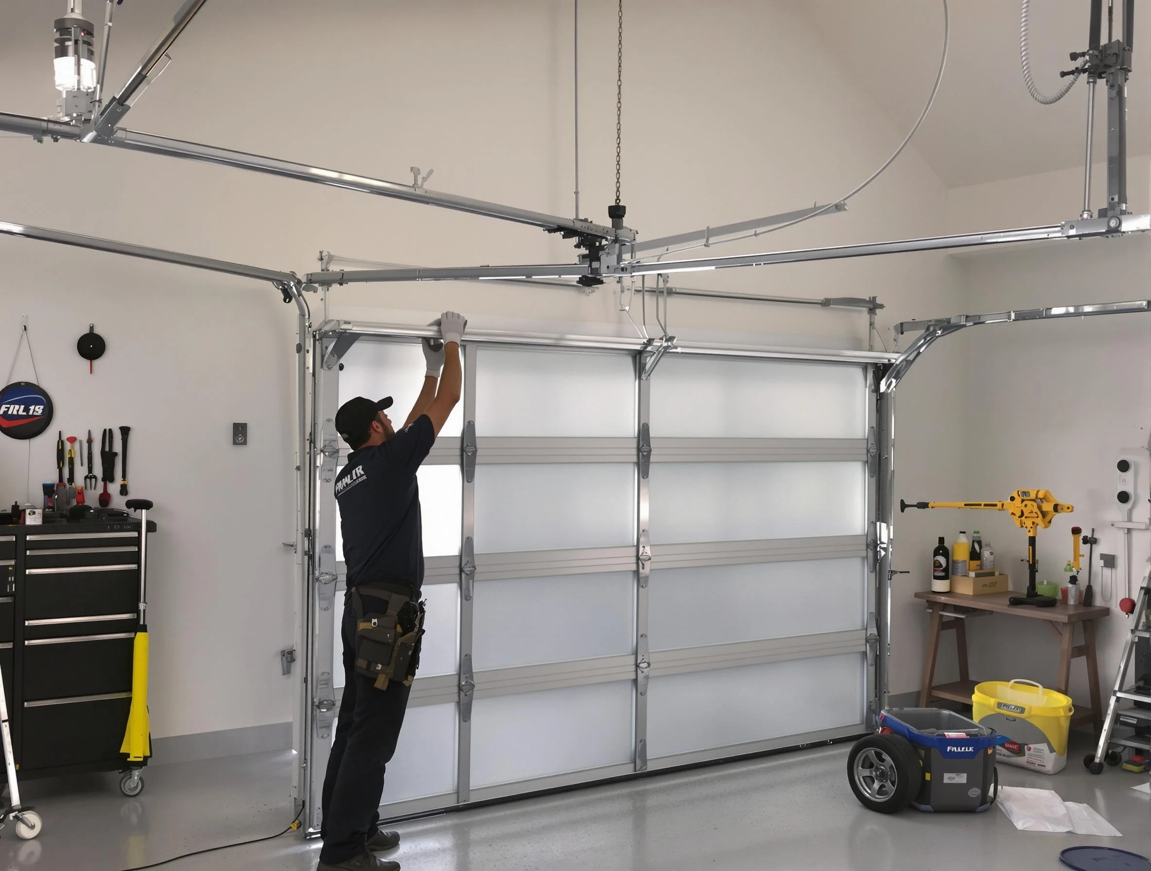 Homewood Garage Door Repair certified team performing precision garage door installation in Homewood