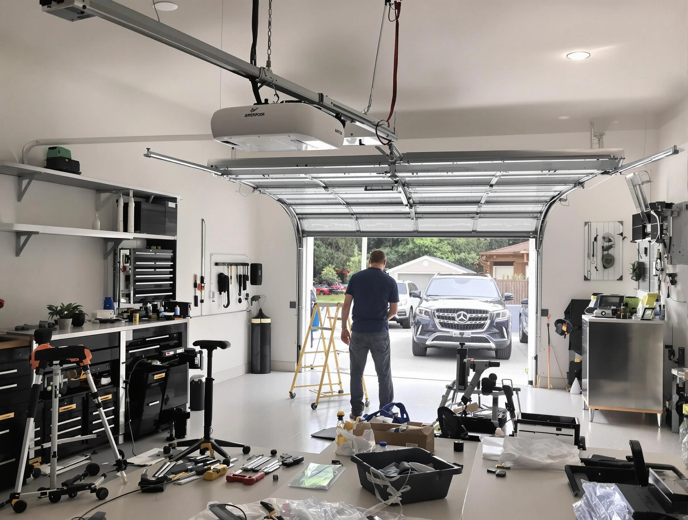 Garage door opener installation by Homewood Garage Door Repair in Homewood