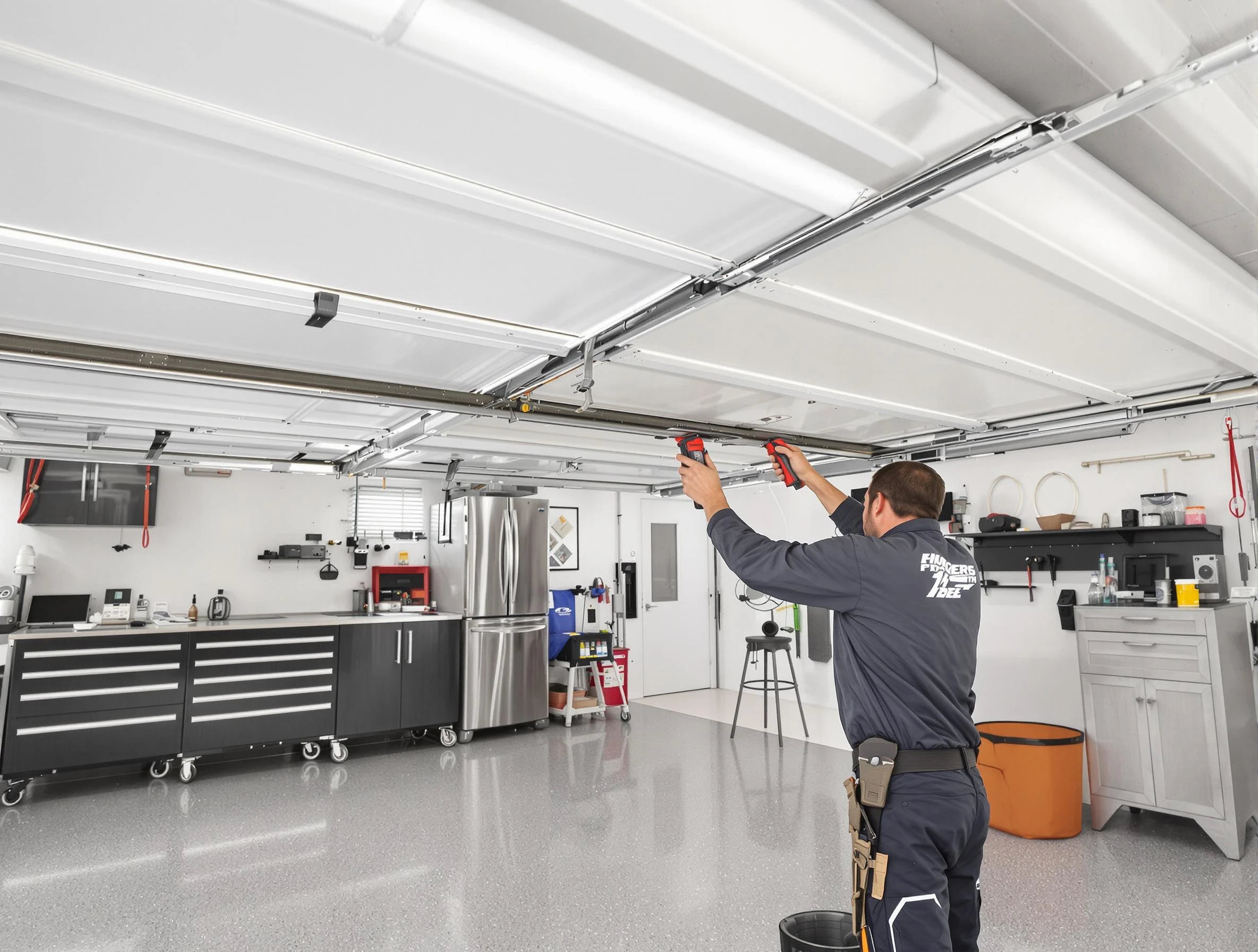 Overhead garage door repair service by Homewood Garage Door Repair in Homewood
